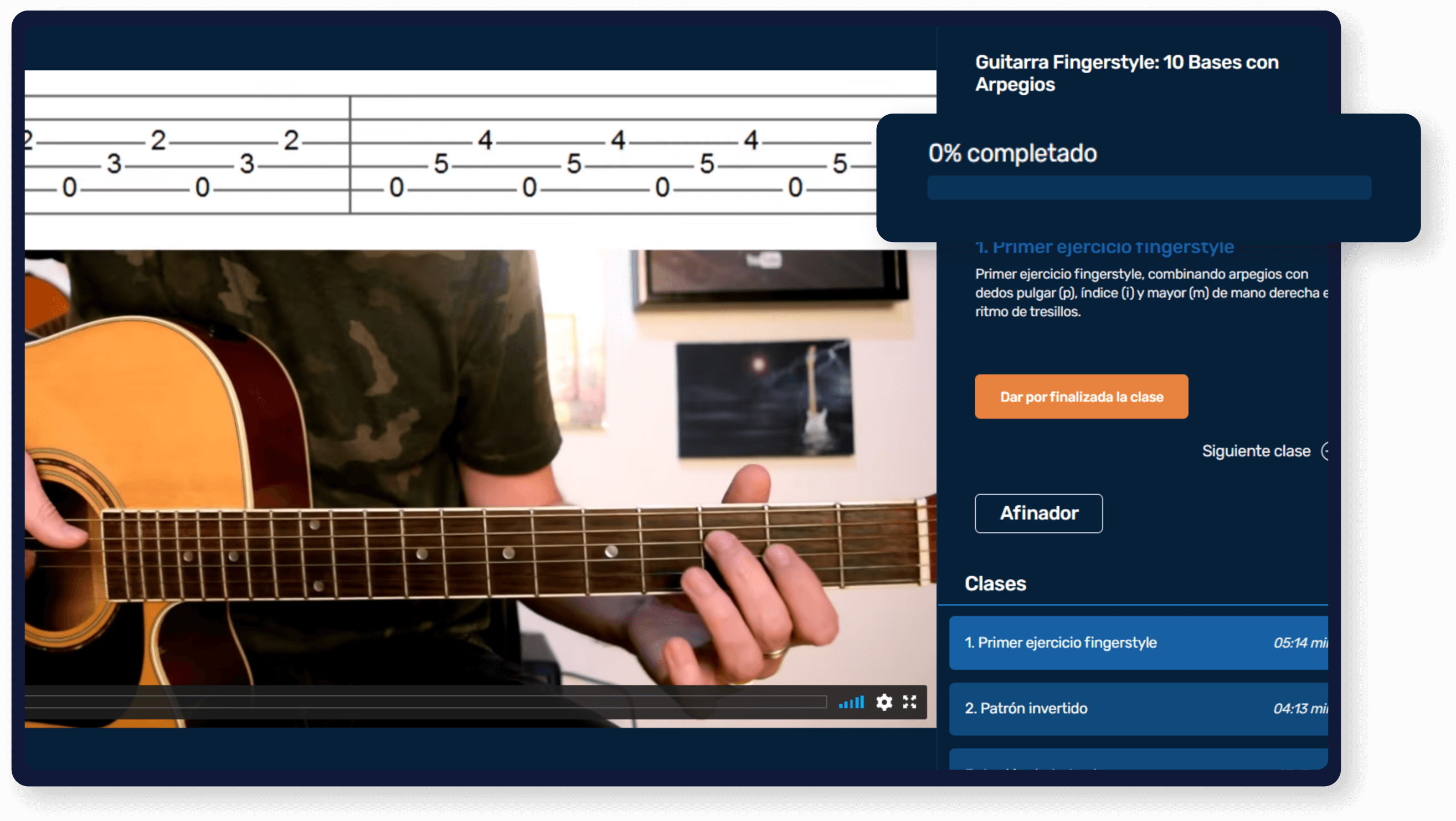 Progreso por niveles